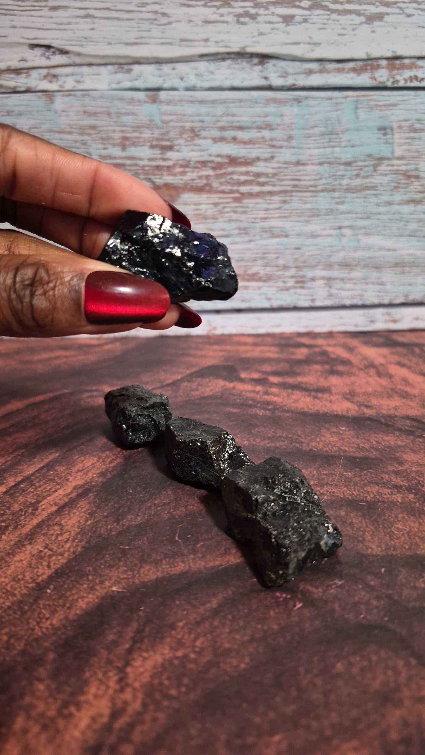 Black Tourmaline - [Rough]