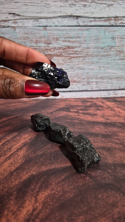 Black Tourmaline - [Rough]