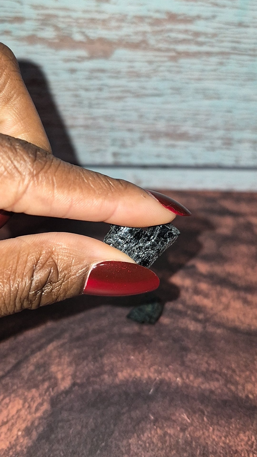 Black Tourmaline - [Rough]