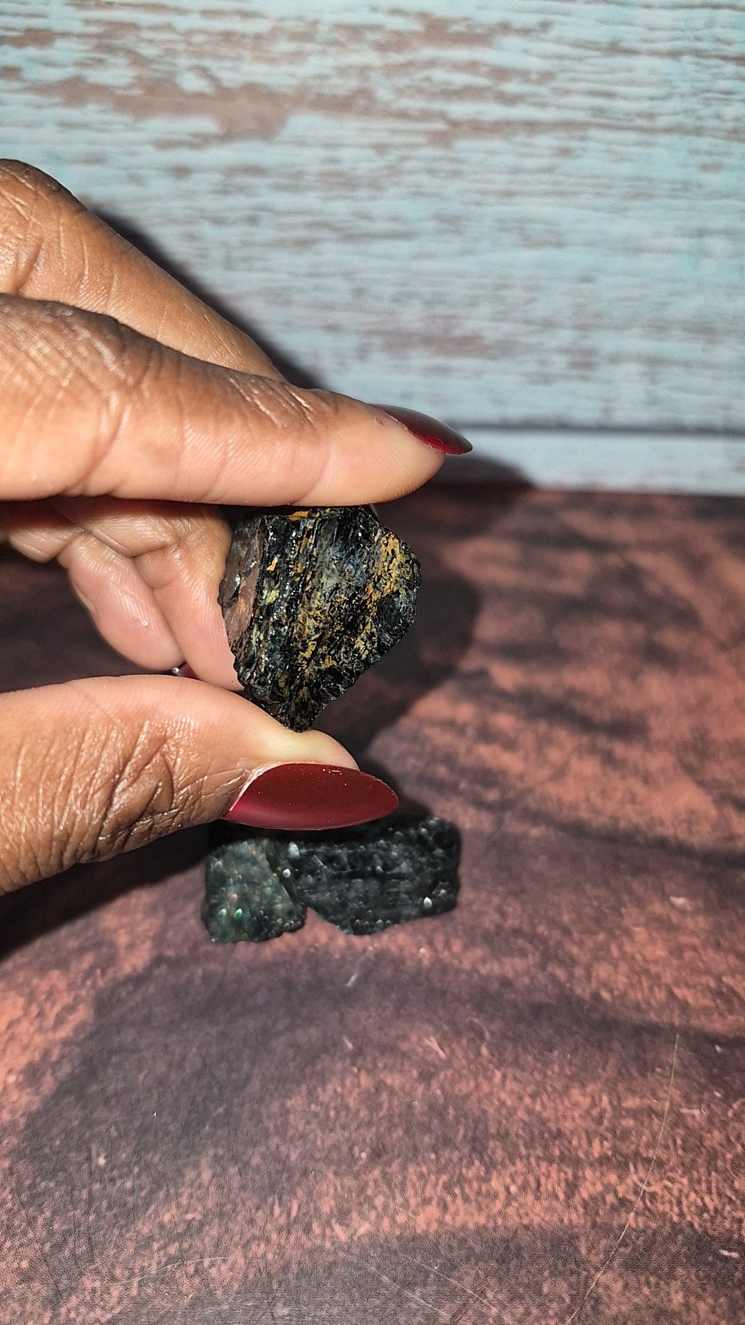 Black Tourmaline - [Rough]