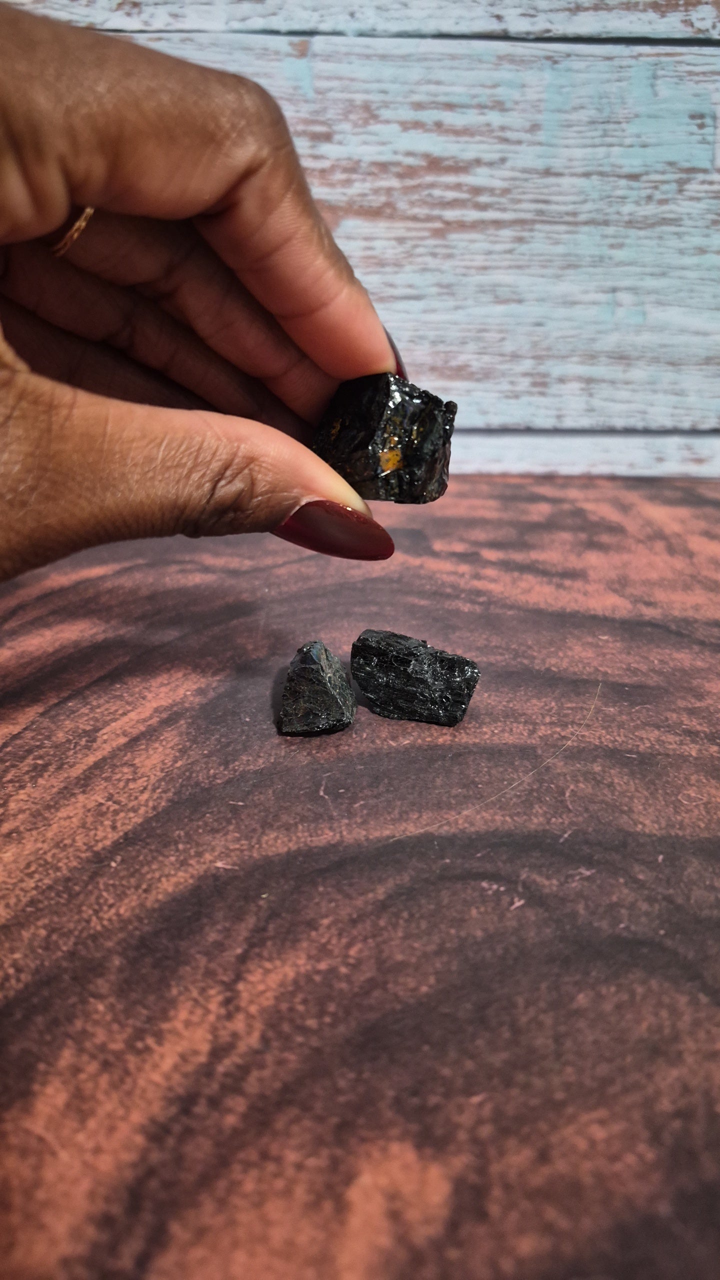 Black Tourmaline - [Rough]