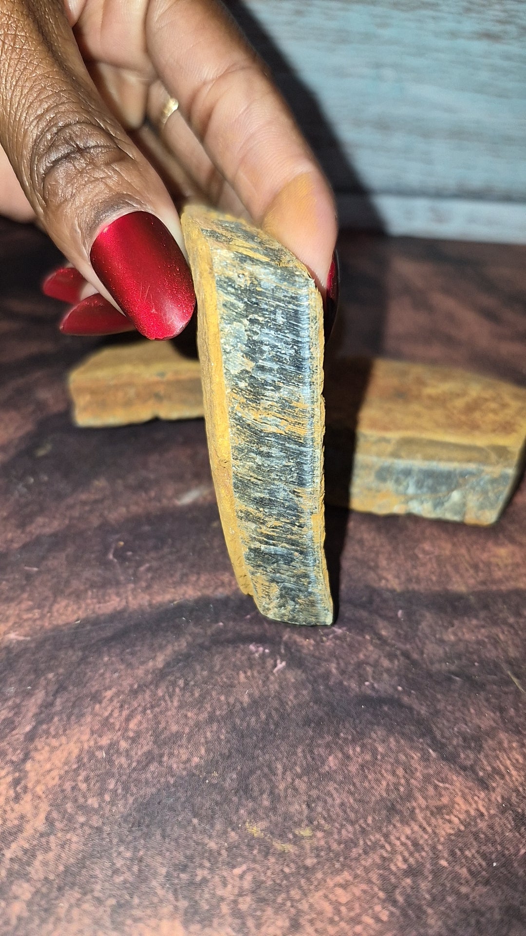 Blue Tiger's Eye - [Rough]