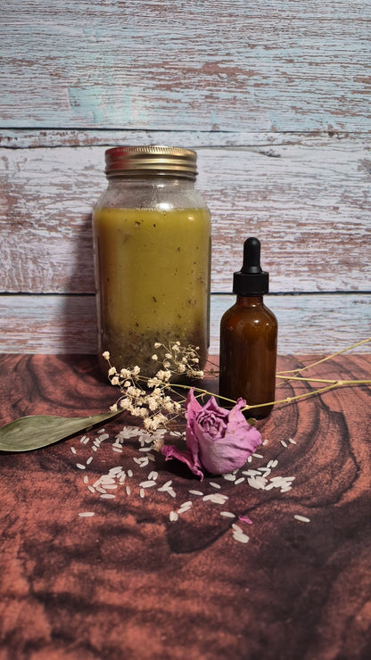 Lotus Flower | Crown Chakra Edge + Hair Strengthening & Growth Oil