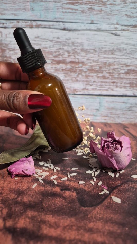 Lotus Flower | Crown Chakra Edge + Hair Strengthening & Growth Oil