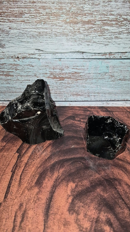 Black Obsidian Lapidary - [Rough]