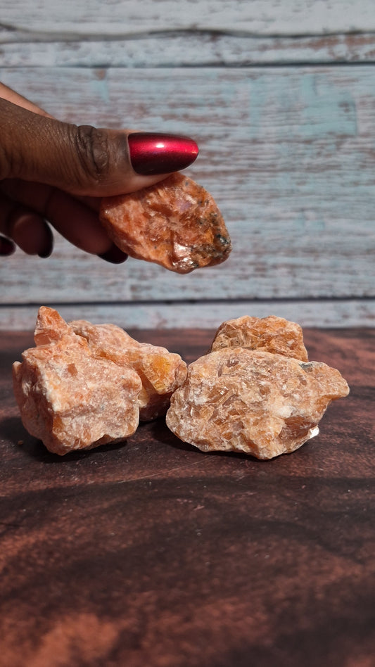 Orange Calcite - [Rough]