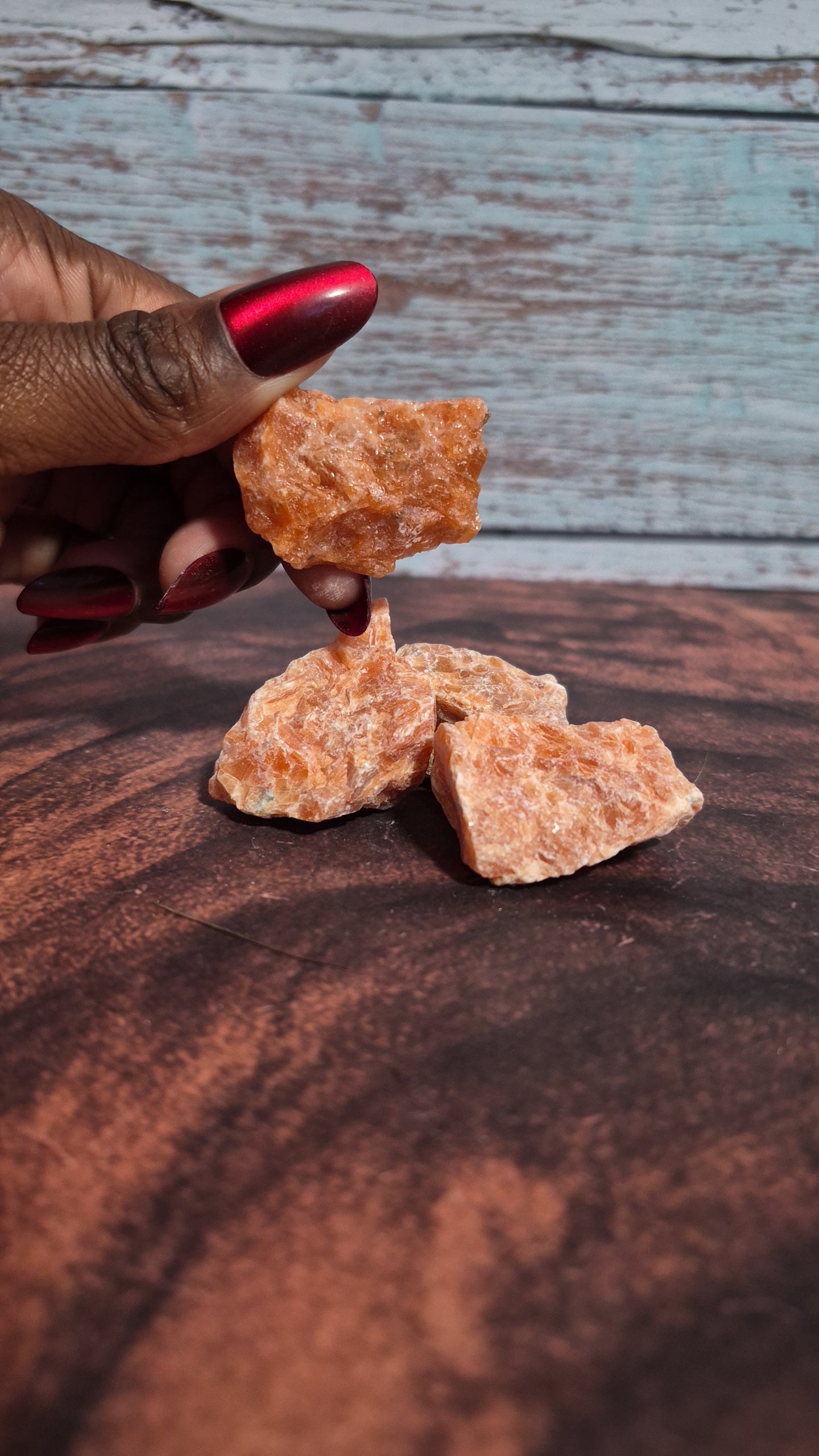 Orange Calcite - [Rough]