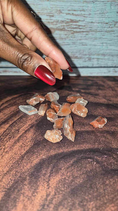 Red Calcite Crystals - [Rough]