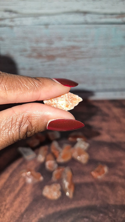 Red Calcite Crystals - [Rough]