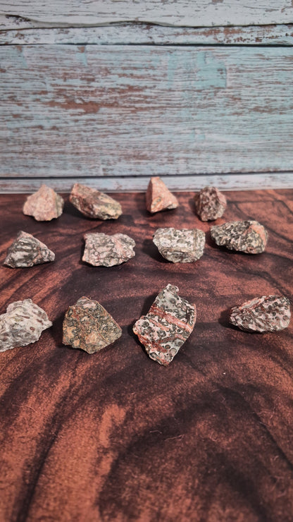 Red Leopard Skin Jasper - [Rough]