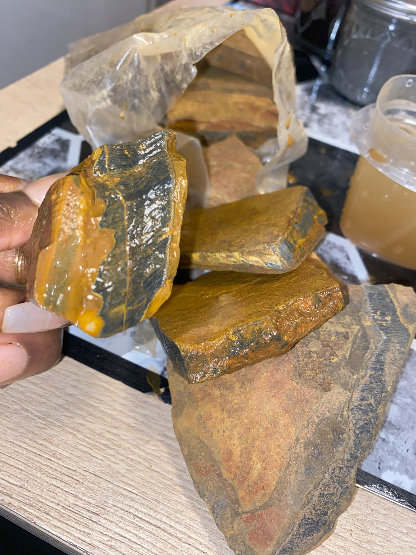 Blue Tiger's Eye - [Rough]