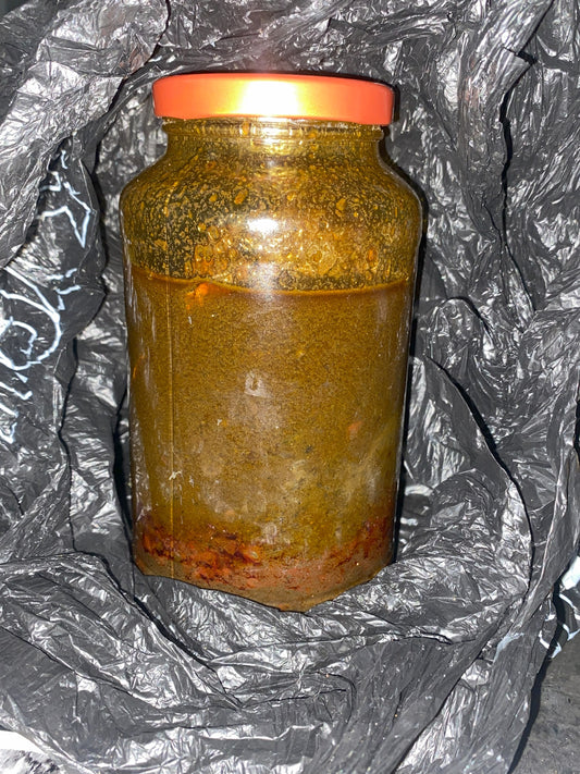 Container of Fire Sauce