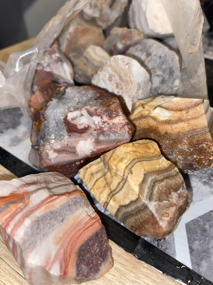 Crazy Lace Agate - [Rough]