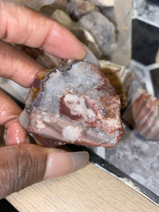 Crazy Lace Agate - [Rough]