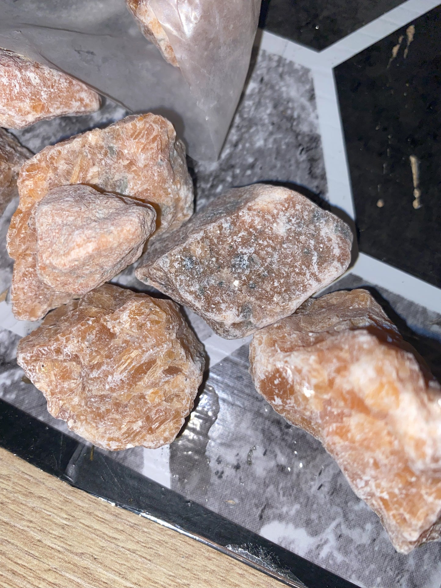 Orange Calcite - [Rough]