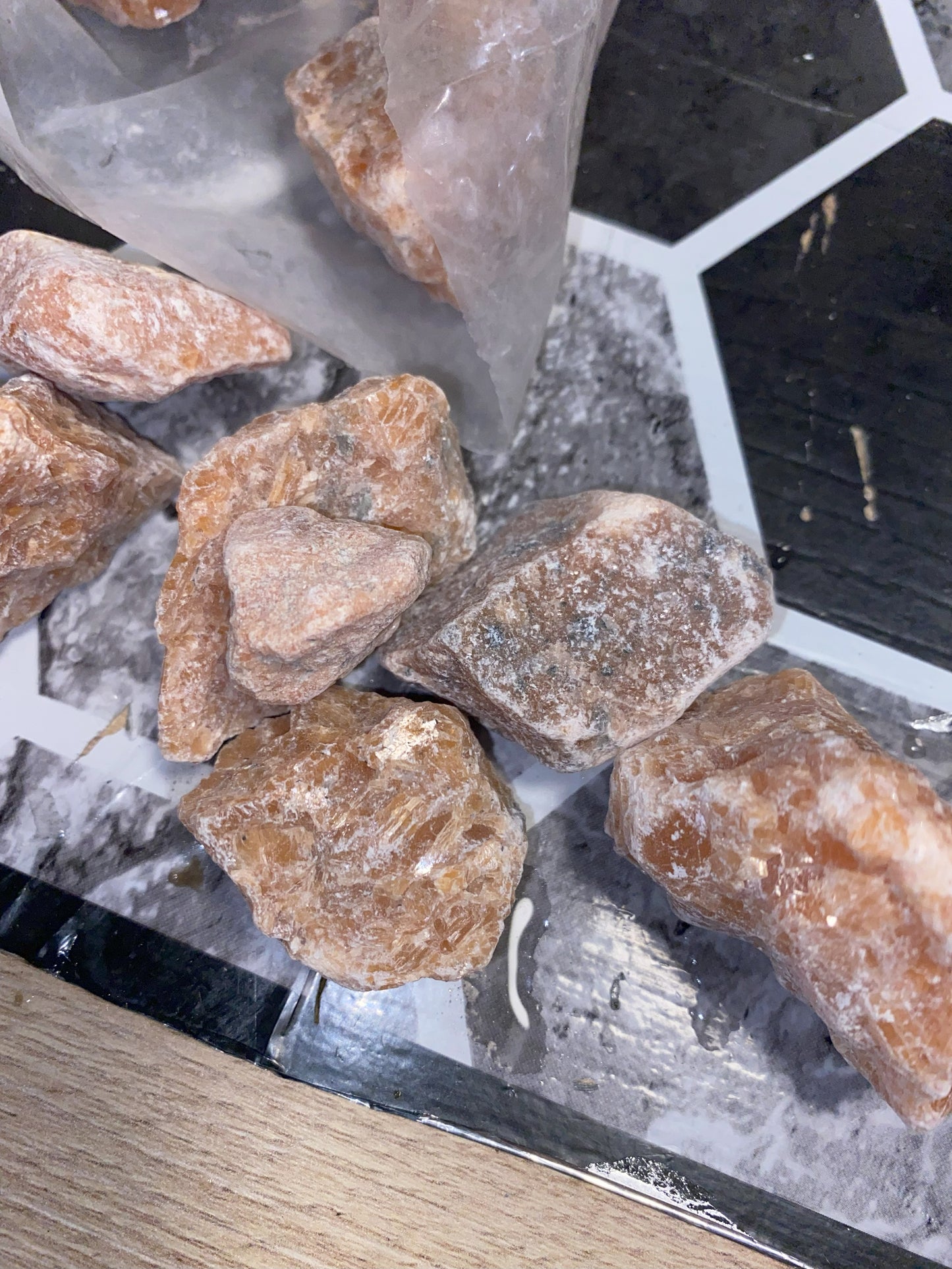 Orange Calcite - [Rough]