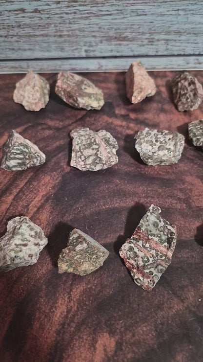 Red Leopard Skin Jasper - [Rough]