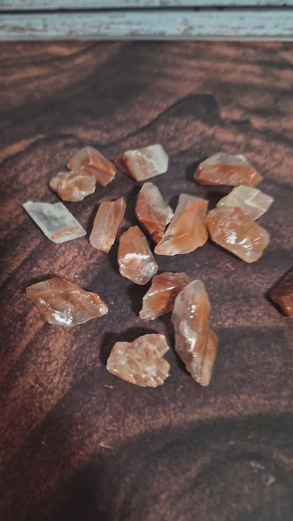 Red Calcite Crystals - [Rough]