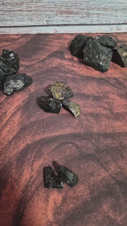 Black Tourmaline - [Rough]