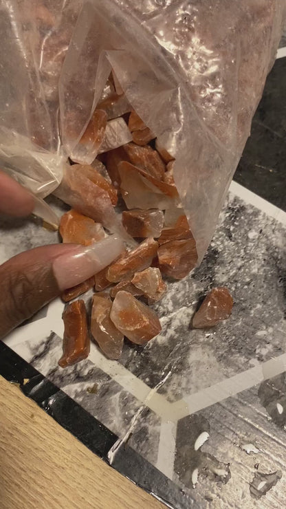 Red Calcite Crystals - [Rough]