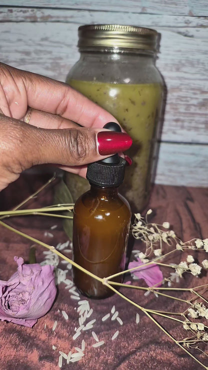 Lotus Flower | Crown Chakra Edge + Hair Strengthening & Growth Oil