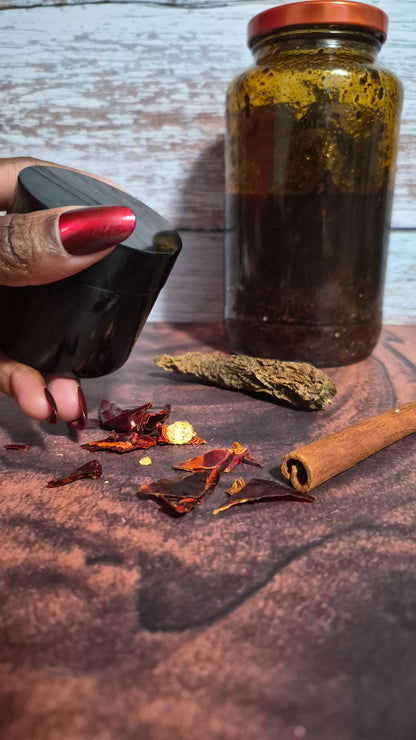 Container of Fire "Hot Foot" Wrecking Sauce