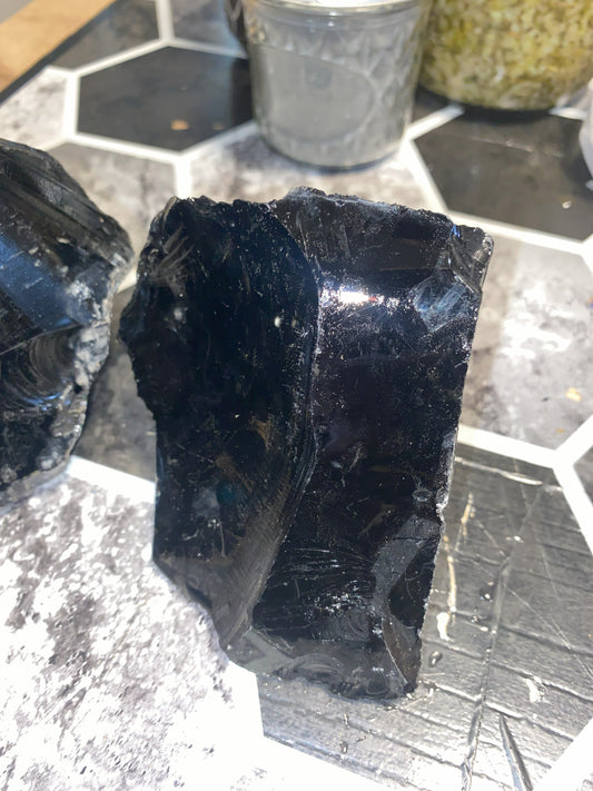 Black Obsidian Lapidary - [Rough]